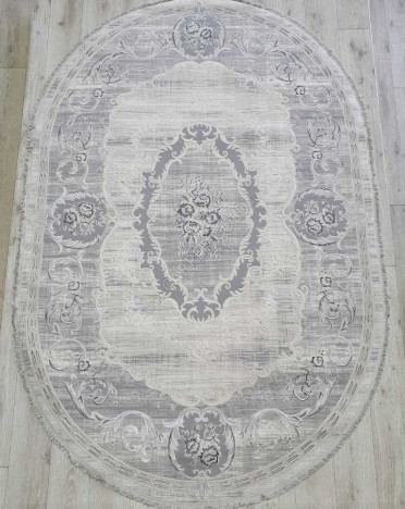 Ковер турецкий 36546A Amatis Lux (Акрил, серый)