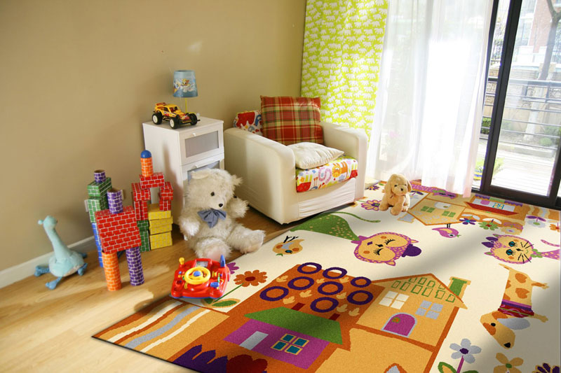 Ковер с рисунками в детскую